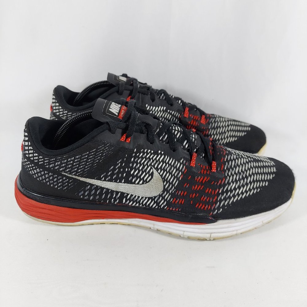 Nike Lunar Caldra Running Shoes Black Red Mens